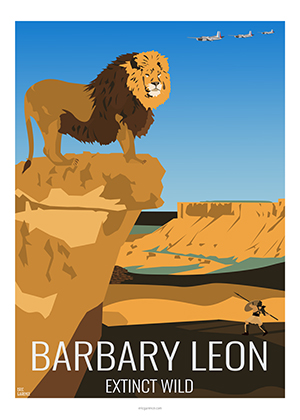 Eric Garence artiste Niçois Barbary Lion Wildlife Gladiator WWF Kids Huamn Greenpeace Fondation Brigitte Bardot